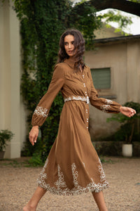MARIBEL EMBROIDERED DRESS