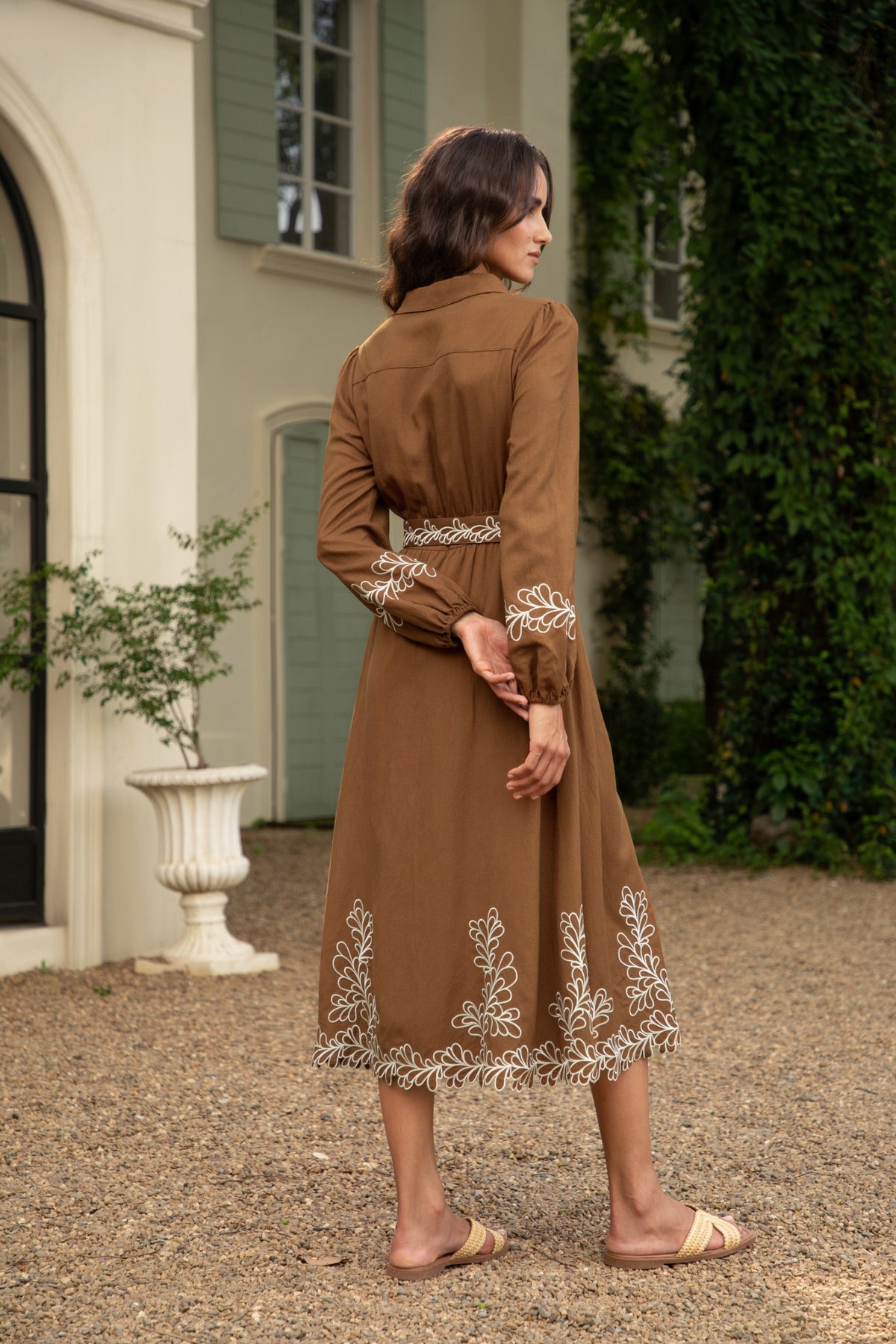 MARIBEL EMBROIDERED DRESS
