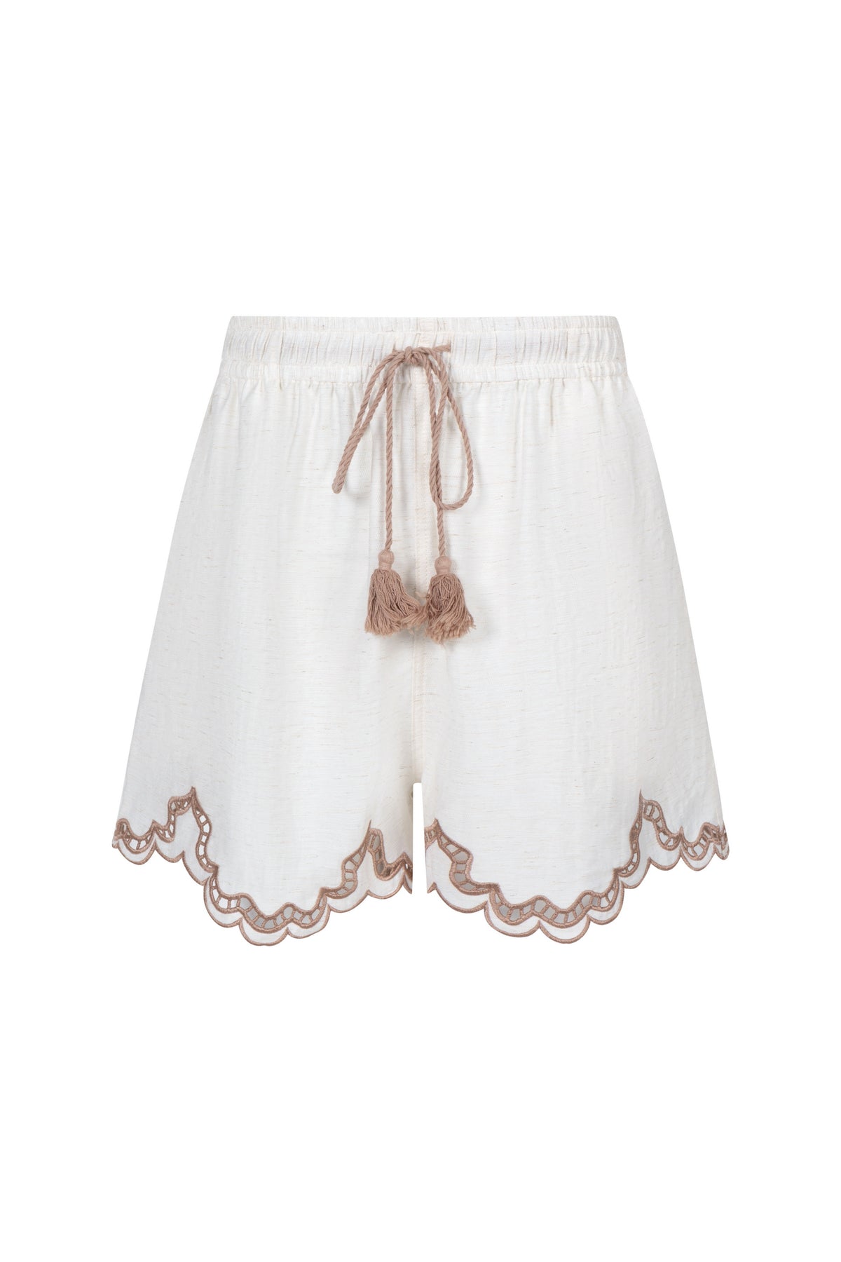 MARGUERITE EMBROIDERED SHORTS
