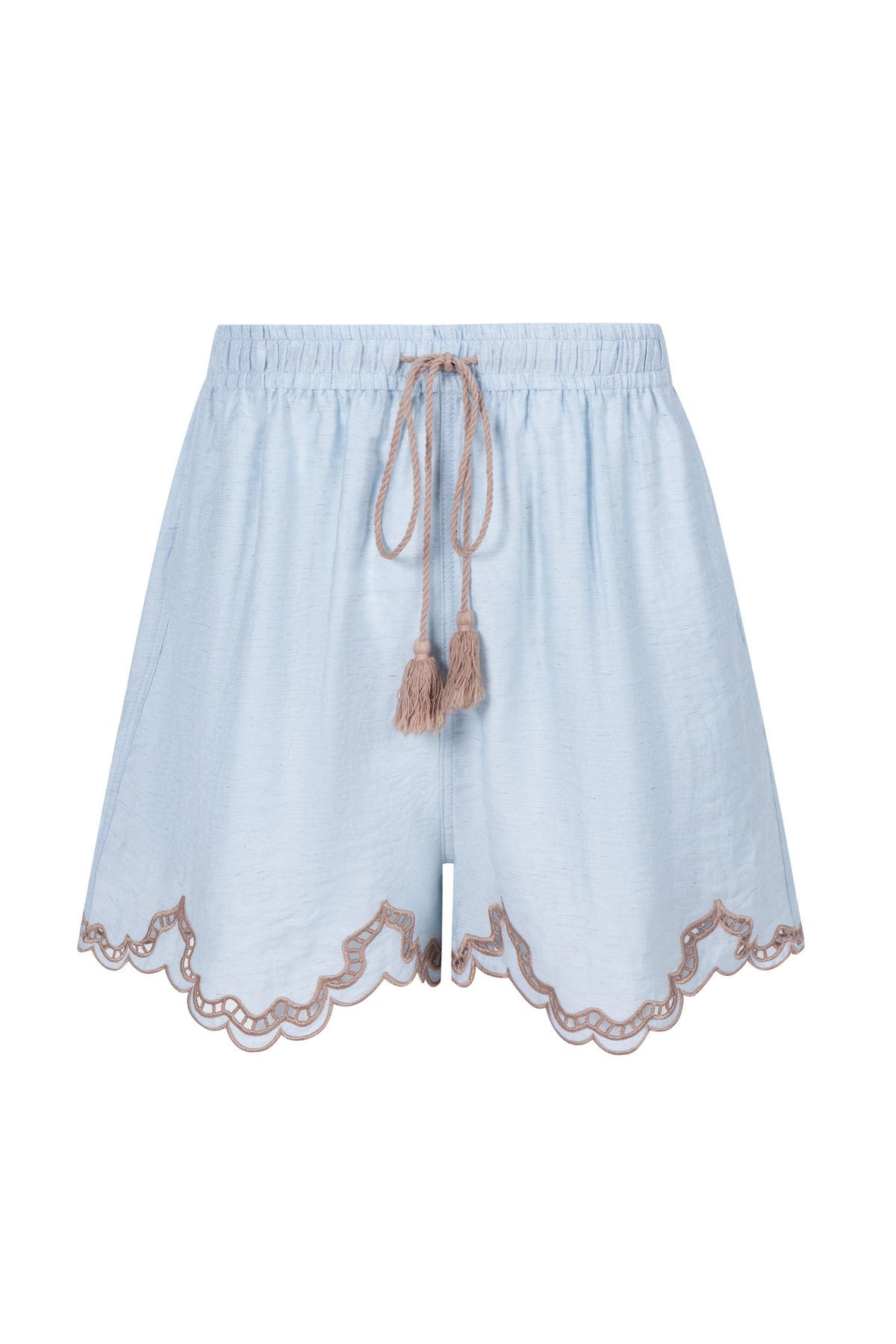 MARGUERITE EMBROIDERED SHORTS