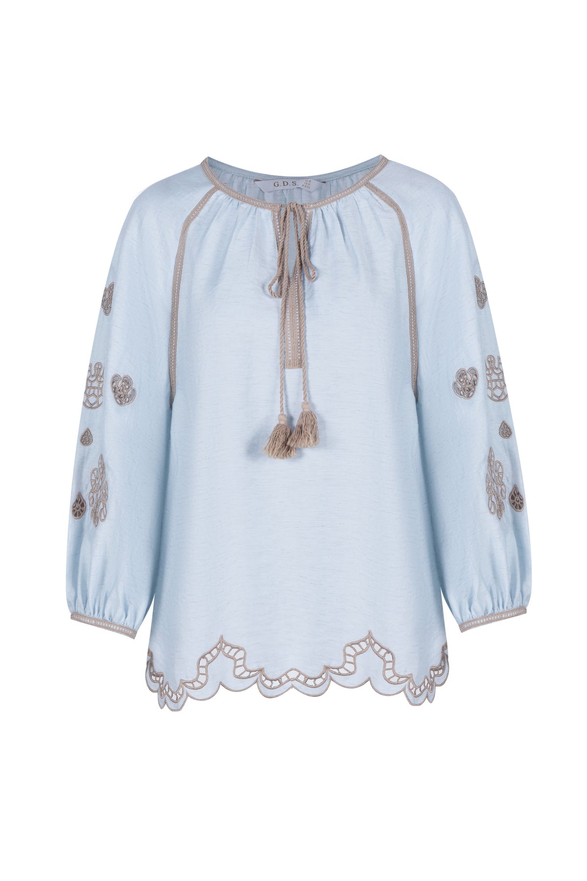 MARGUERITE EMBROIDERED BLOUSE