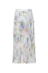 CHANTALLY SILK SKIRT