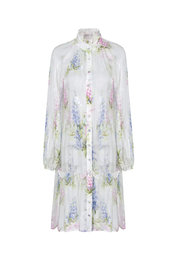 CHANTALLY PRINTED SHORT DRESS
