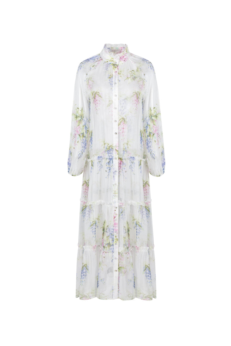 CHANTALLY PRINTED LONG DRESS