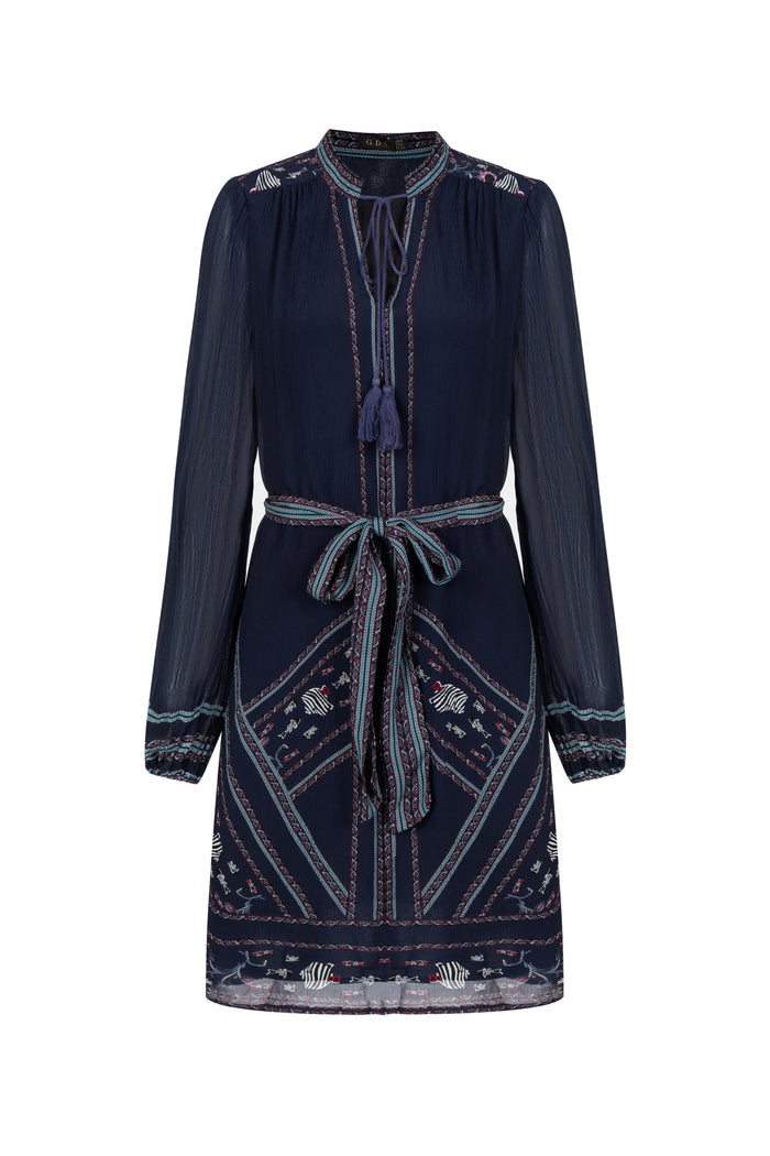 WINONA PRINTED SHORT DRESS