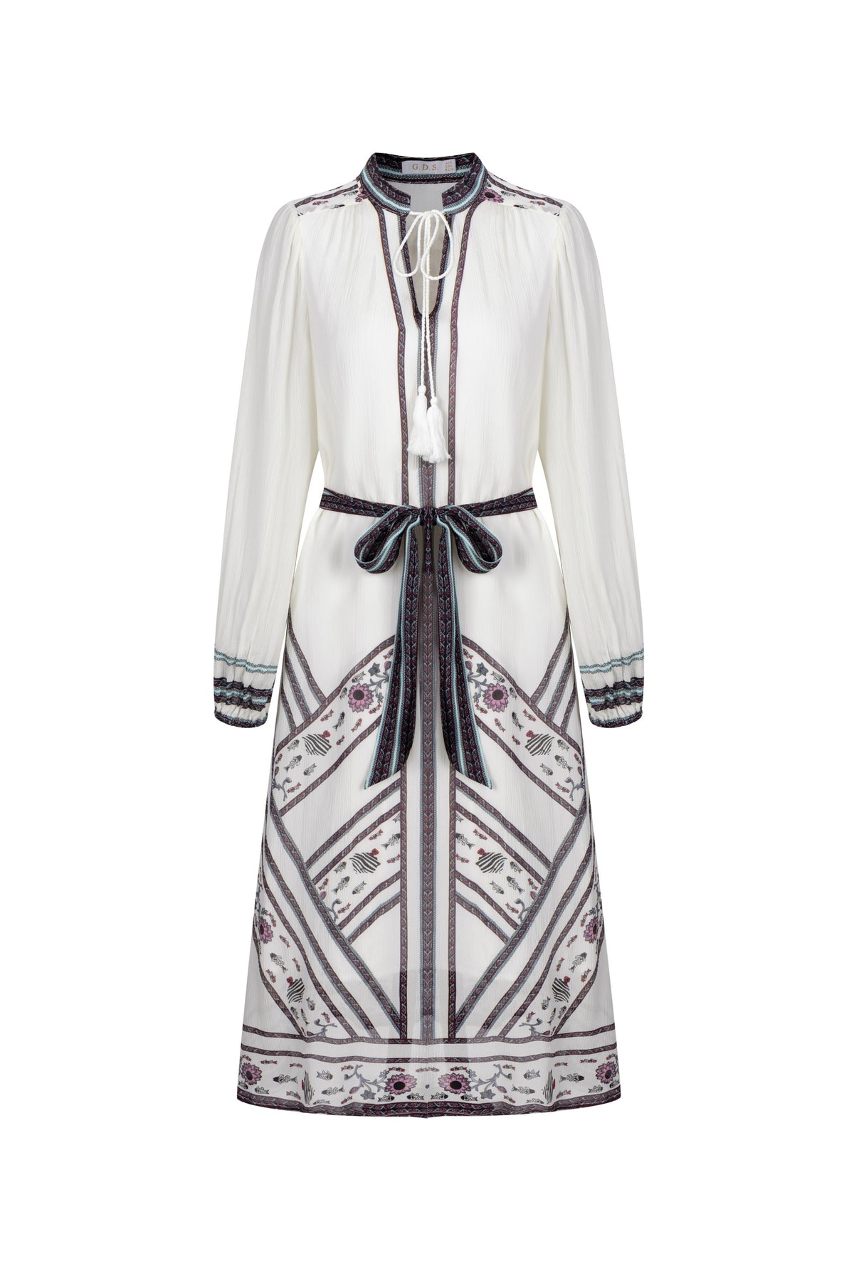 WINONA PRINTED LONG DRESS