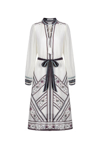 WINONA PRINTED LONG DRESS