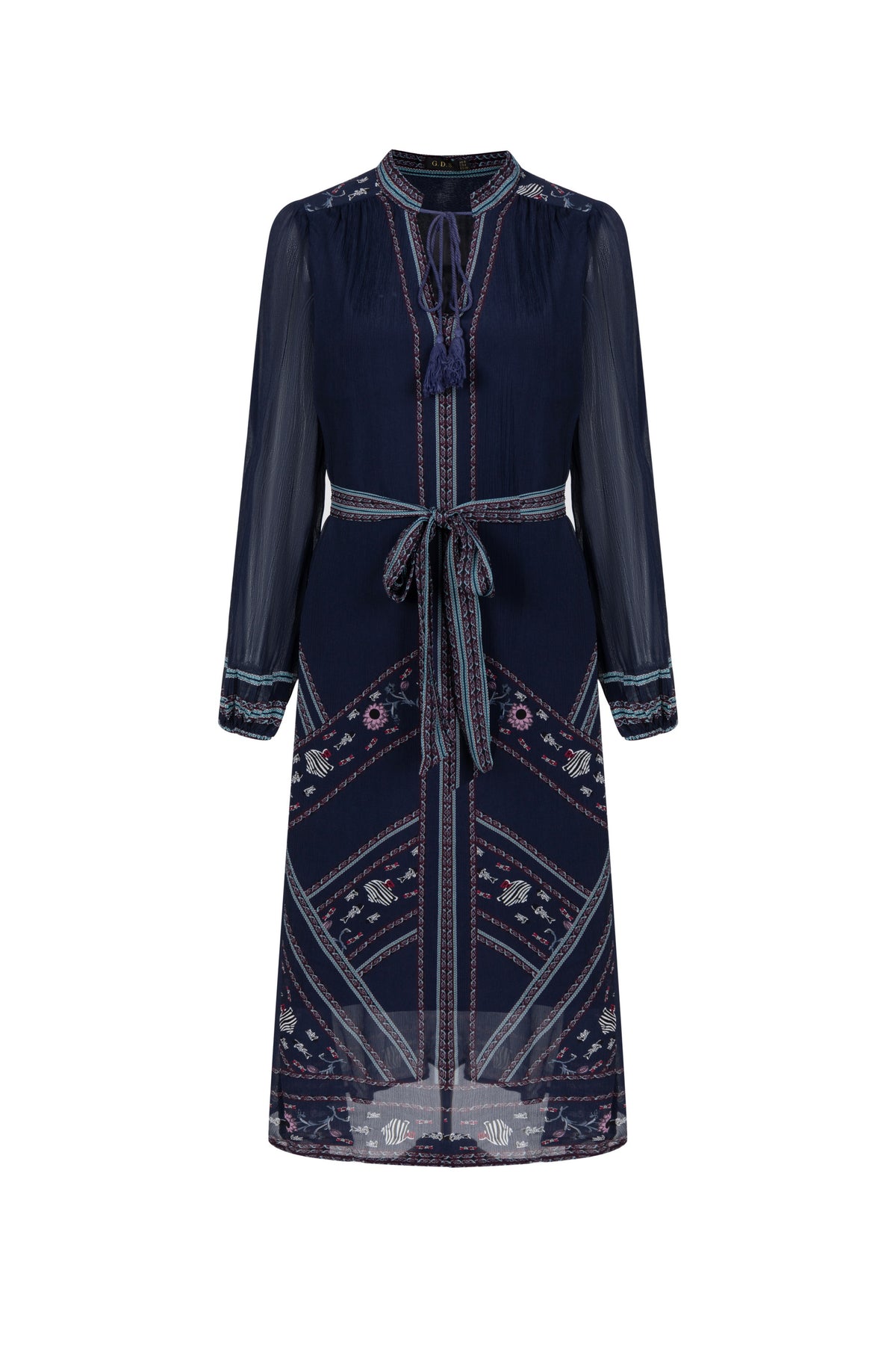 WINONA PRINTED LONG DRESS