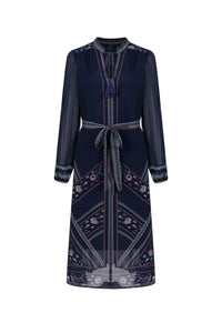 WINONA PRINTED LONG DRESS
