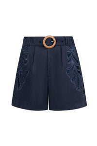 OCEANE EMBROIDERED SHORTS