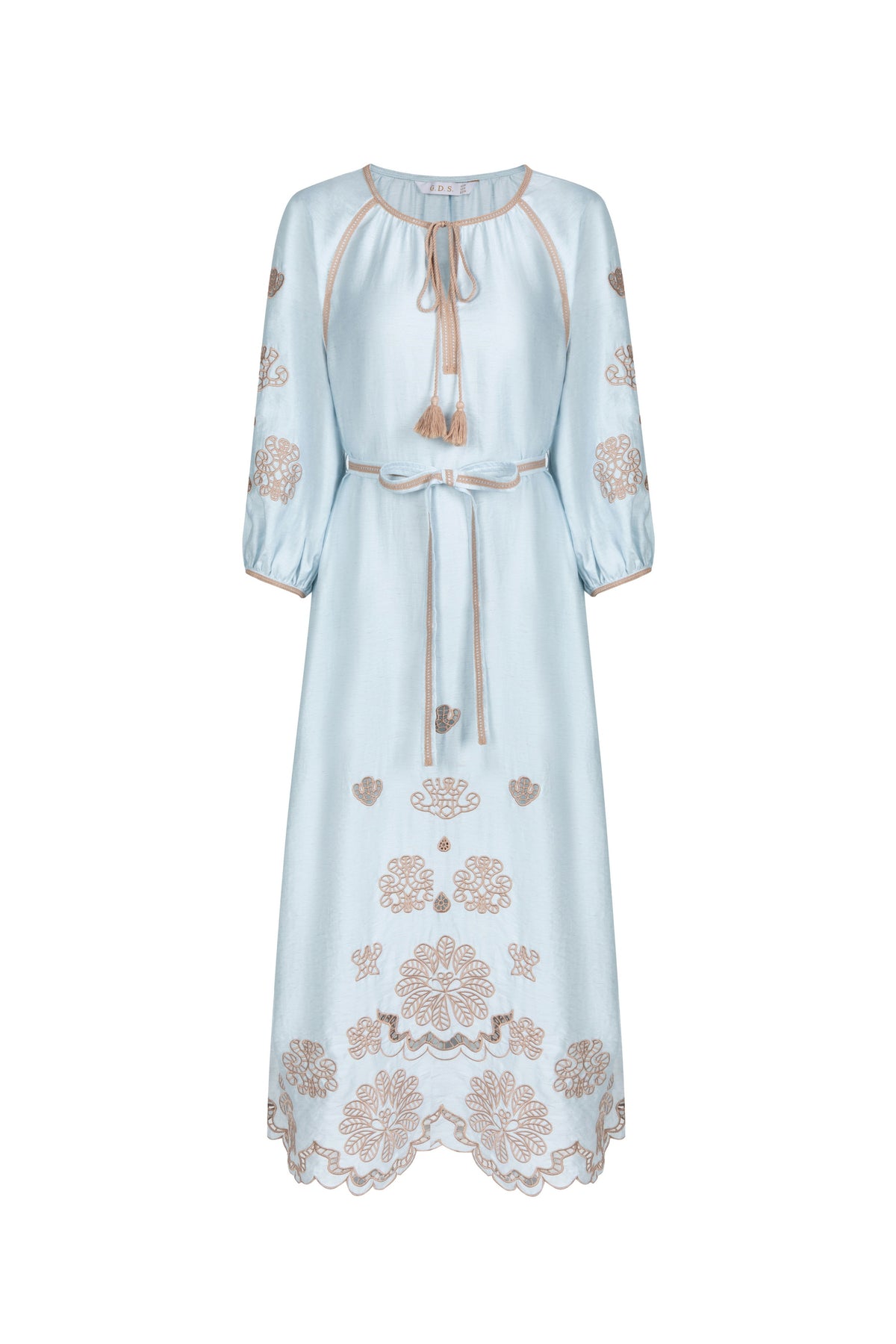 MARGUERITE EMBROIDERED DRESS