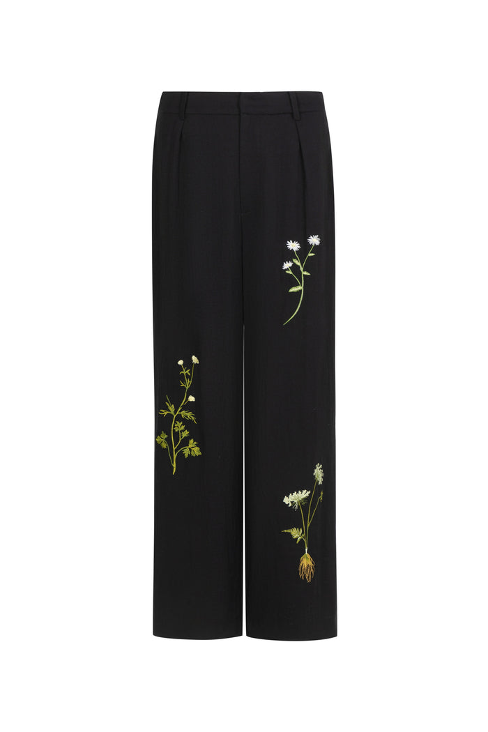 AMELIA EMBROIDERED PANTS