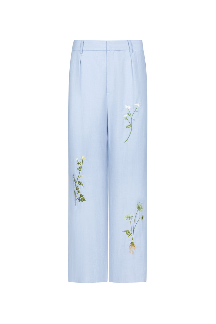 AMELIA EMBROIDERED PANTS