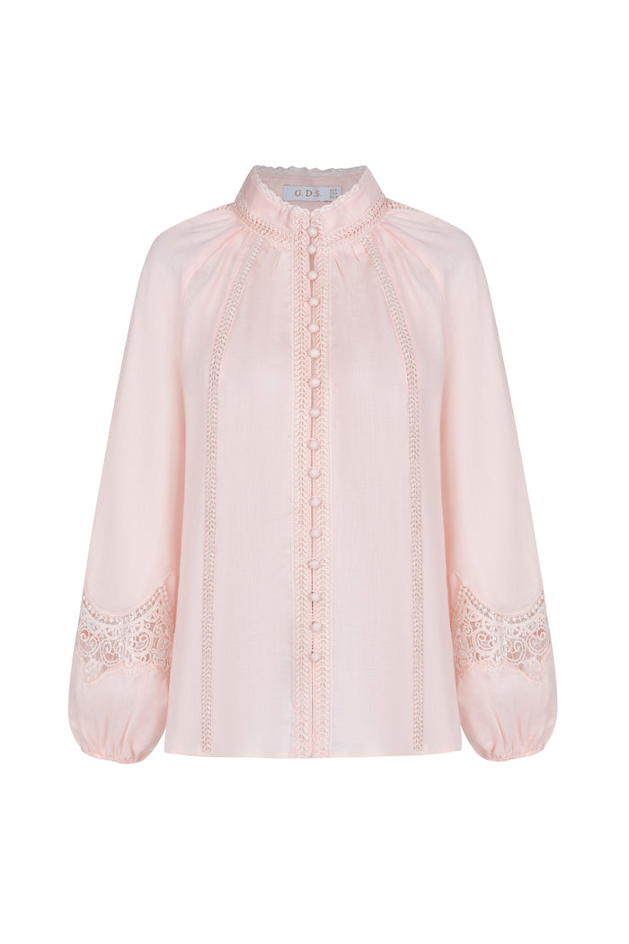 MEISSEN LINEN BLOUSE