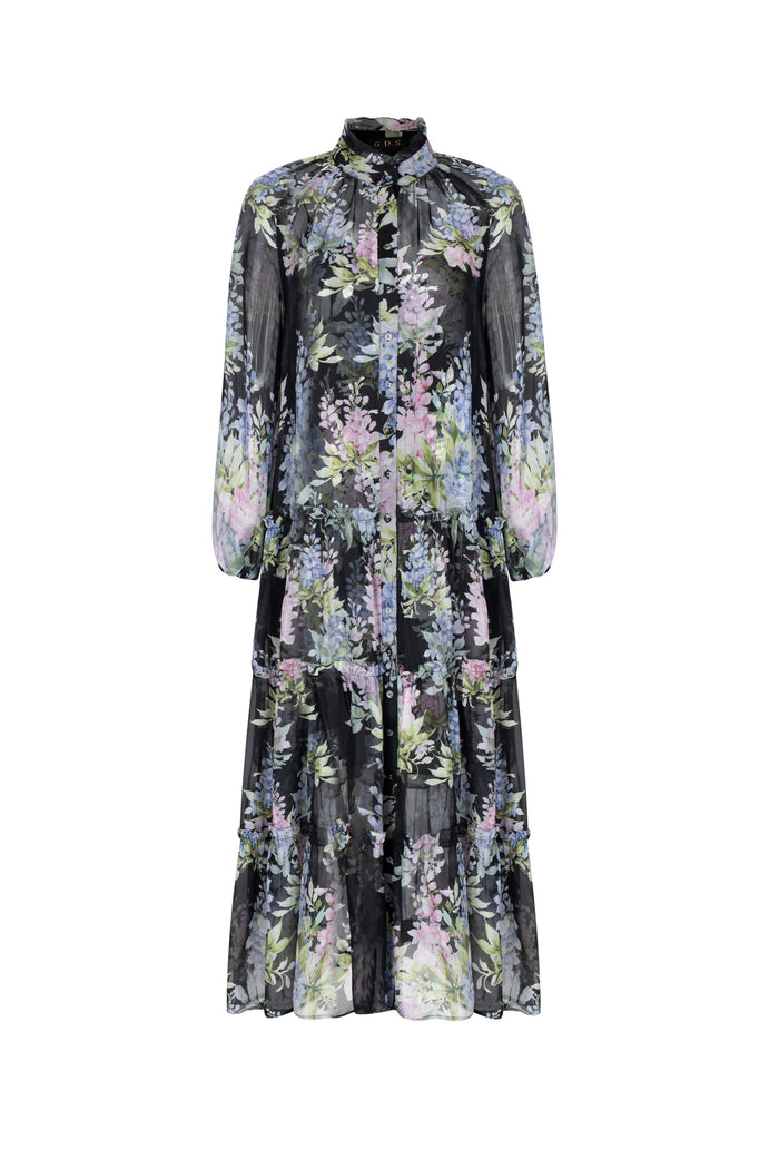 CHANTALLY PRINTED LONG DRESS