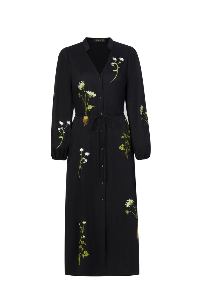 AMELIA EMBROIDERED DRESS