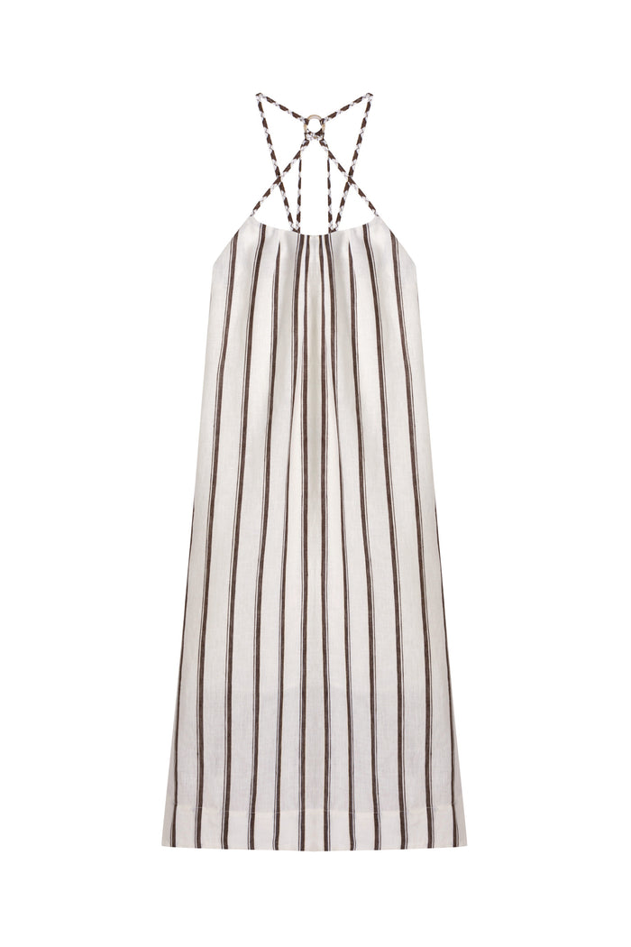 LYRA LINEN SLIP DRESS