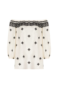 ELETTRA PRINTED BLOUSE