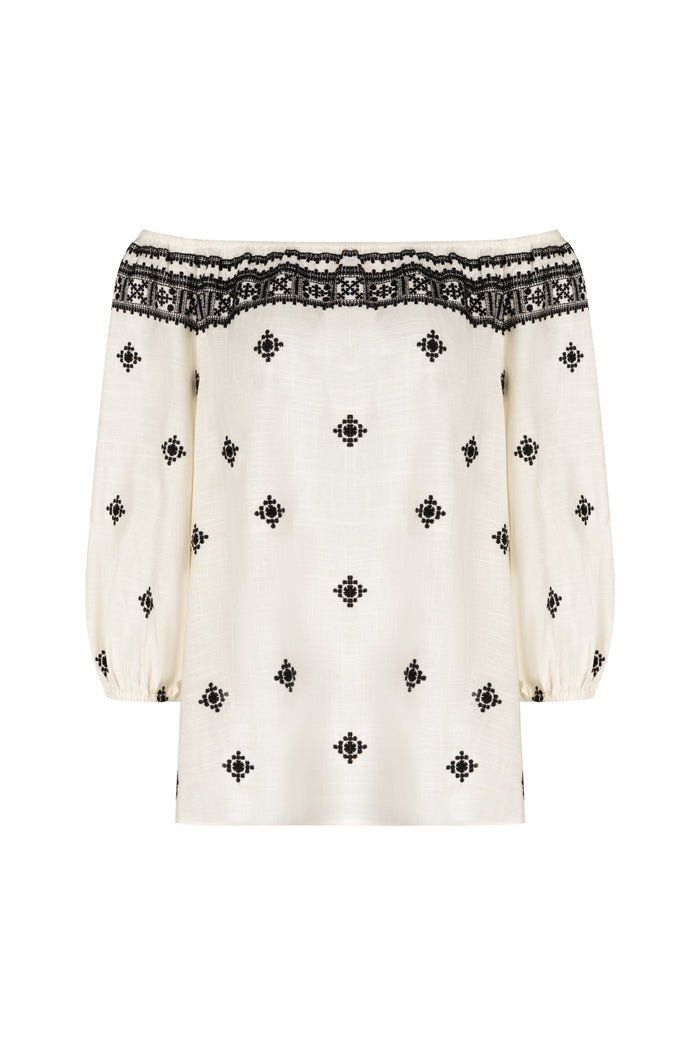 ELETTRA PRINTED BLOUSE