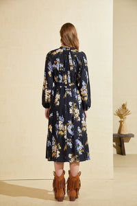 INES TENCEL LONG DRESS