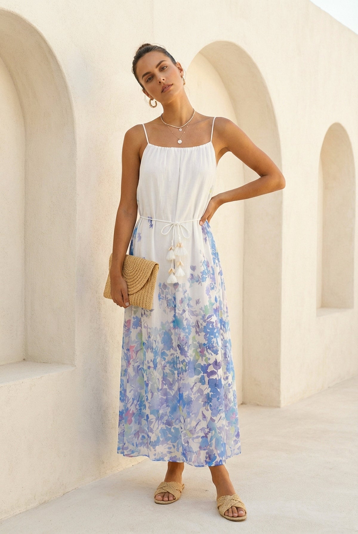 LYSANDER PRINTED DRESS