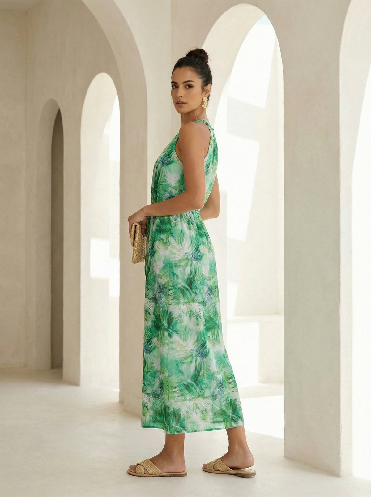 ASSIA CUPRO LONG DRESS