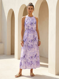ASSIA CUPRO LONG DRESS