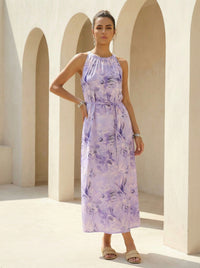 ASSIA CUPRO LONG DRESS
