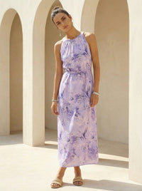 ASSIA CUPRO LONG DRESS