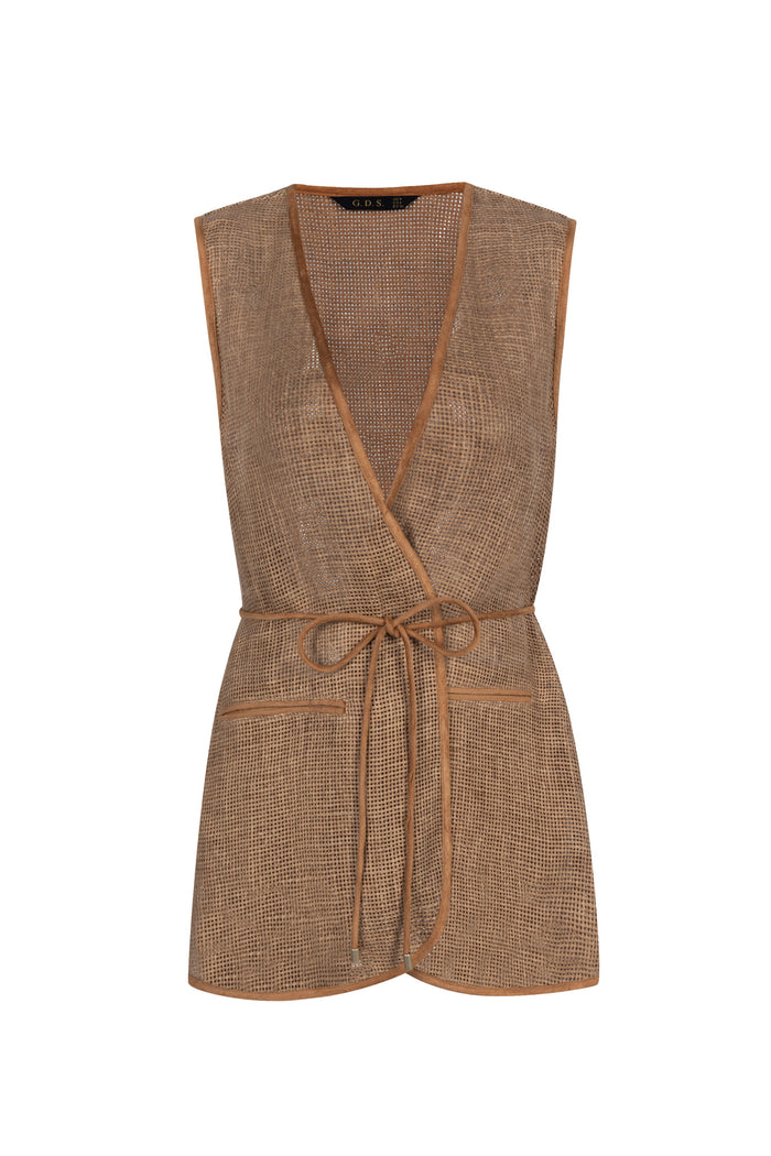 ORELIA LINEN VEST