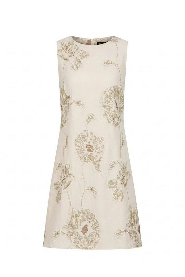 VIOLETTE COTTON SHORT DRESS