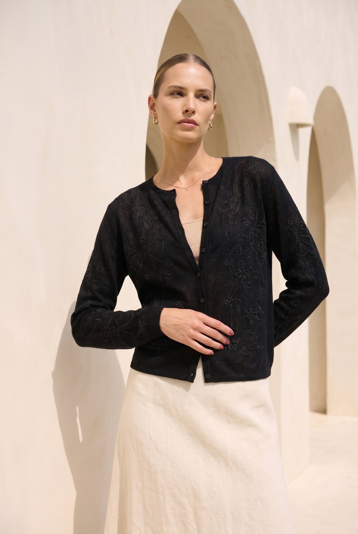 BENEDICT CASHMERE CARDIGAN