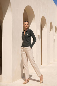 ERASMUS WOOL POLO SWEATER