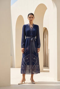 WINONA PRINTED LONG DRESS