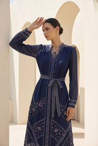 WINONA PRINTED LONG DRESS
