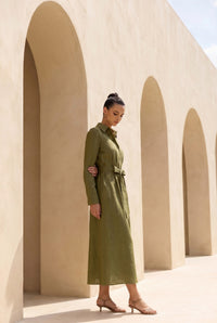 NATALIA LINEN DRESS