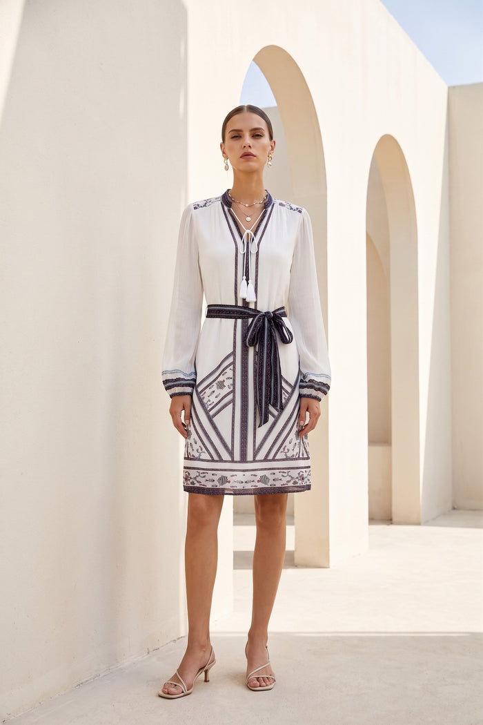 WINONA PRINTED SHORT DRESS