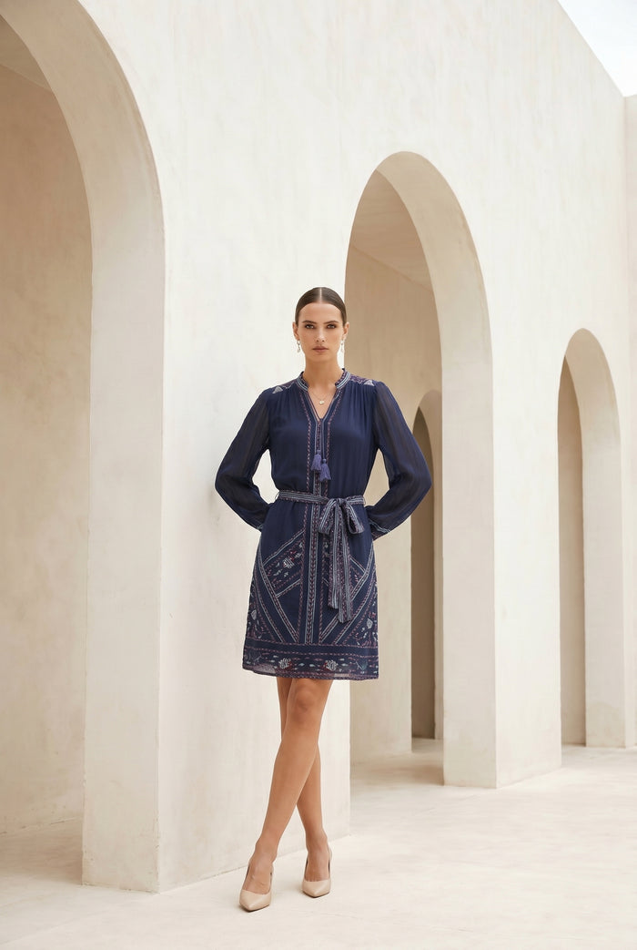 WINONA PRINTED SHORT DRESS