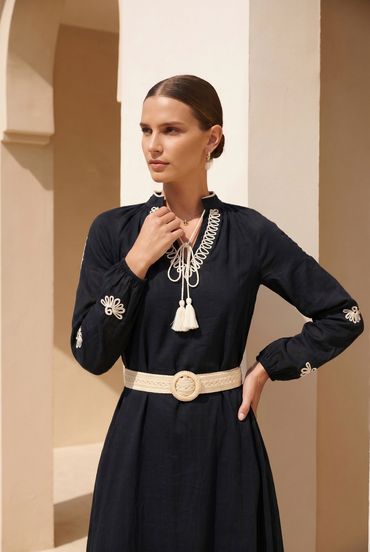 EMIE TIE DRESS