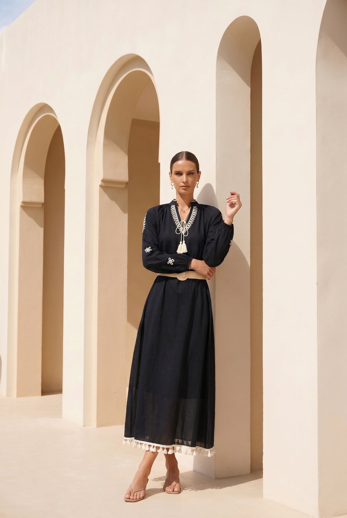 EMIE TIE DRESS