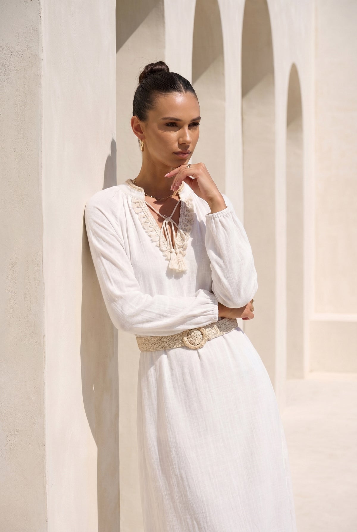 EMIE TIE DRESS