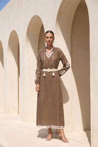 EMIE TIE DRESS