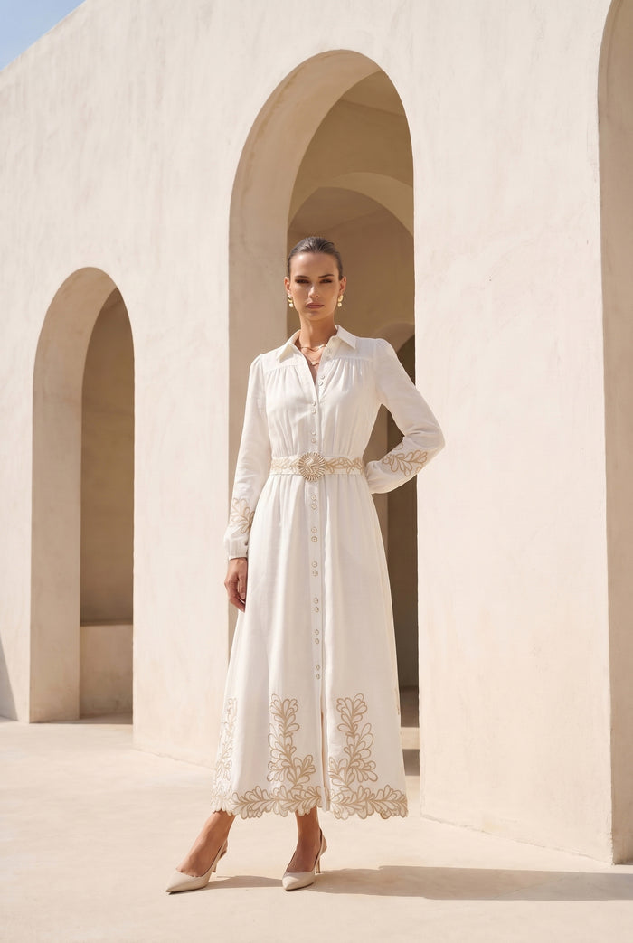 MARIBEL EMBROIDERED DRESS