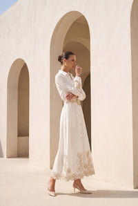 MARIBEL EMBROIDERED DRESS