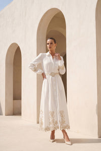 MARIBEL EMBROIDERED DRESS