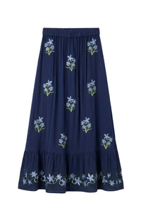 AUDETTE EMBROIDERED SKIRT