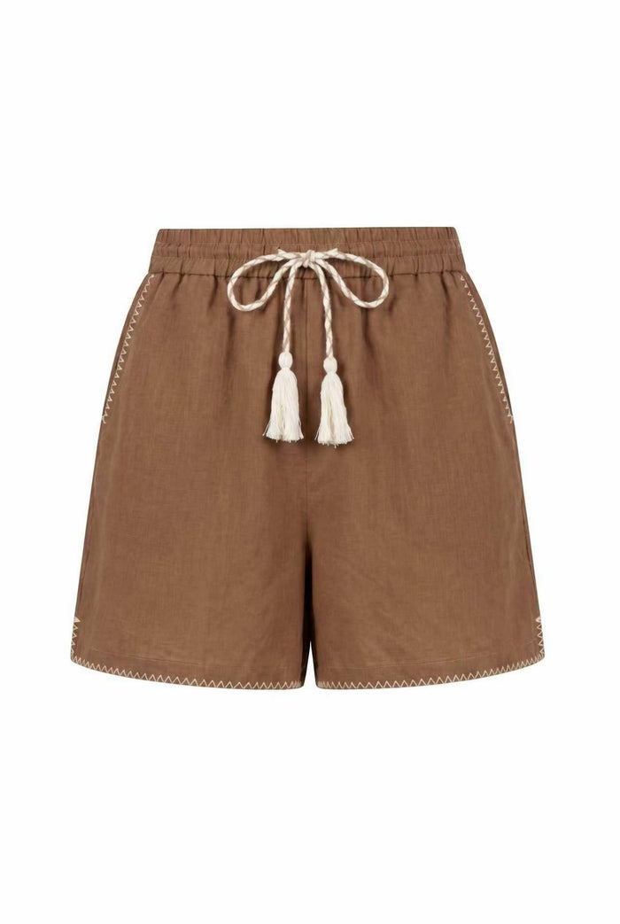 AVERY EMBROIDERED SHORTS