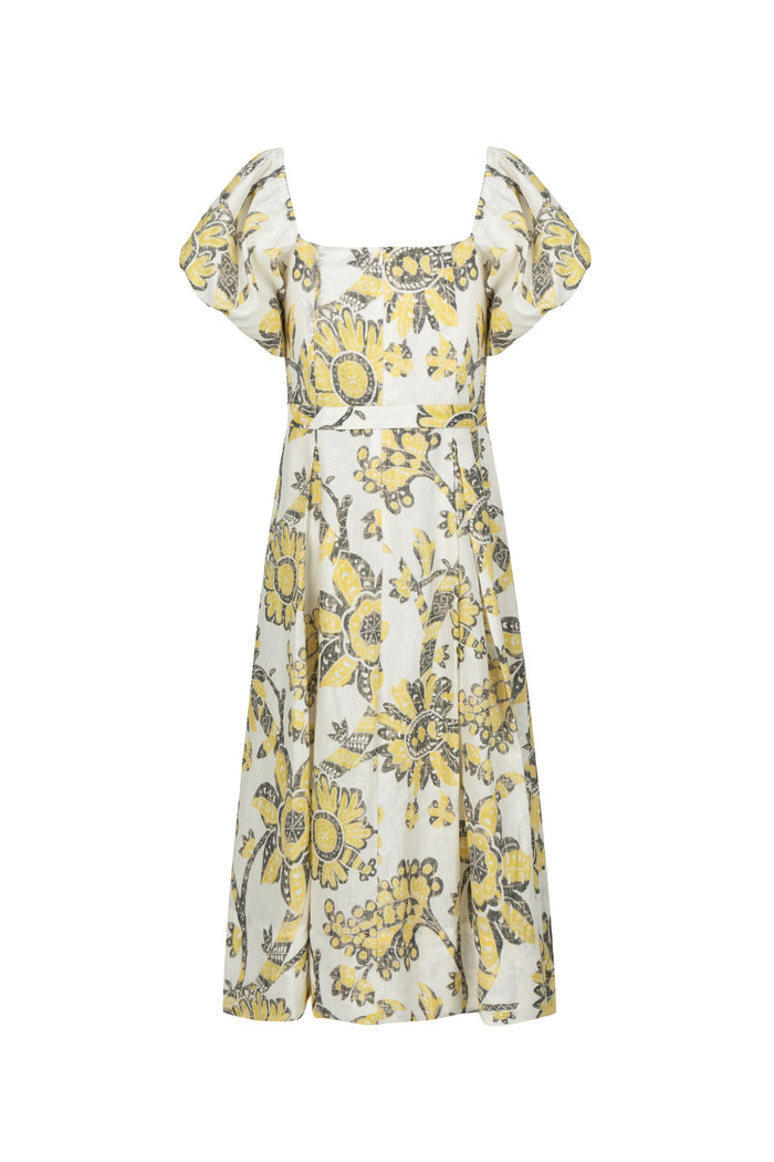 COCO LINEN LONG DRESS