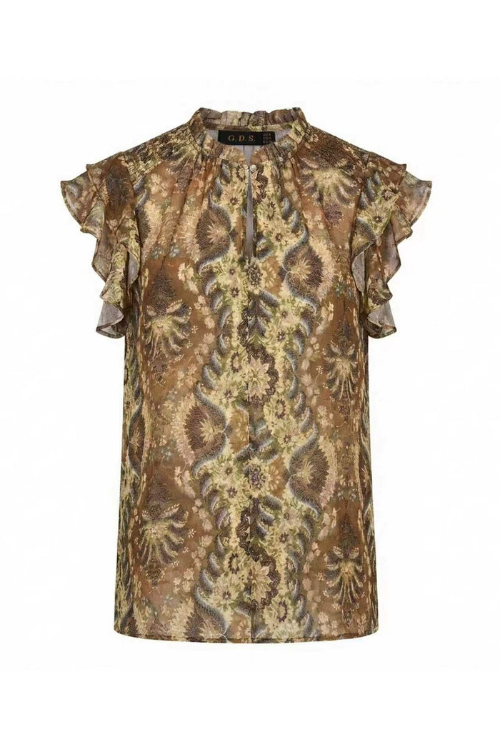 ALIDA PRINTED BLOUSE