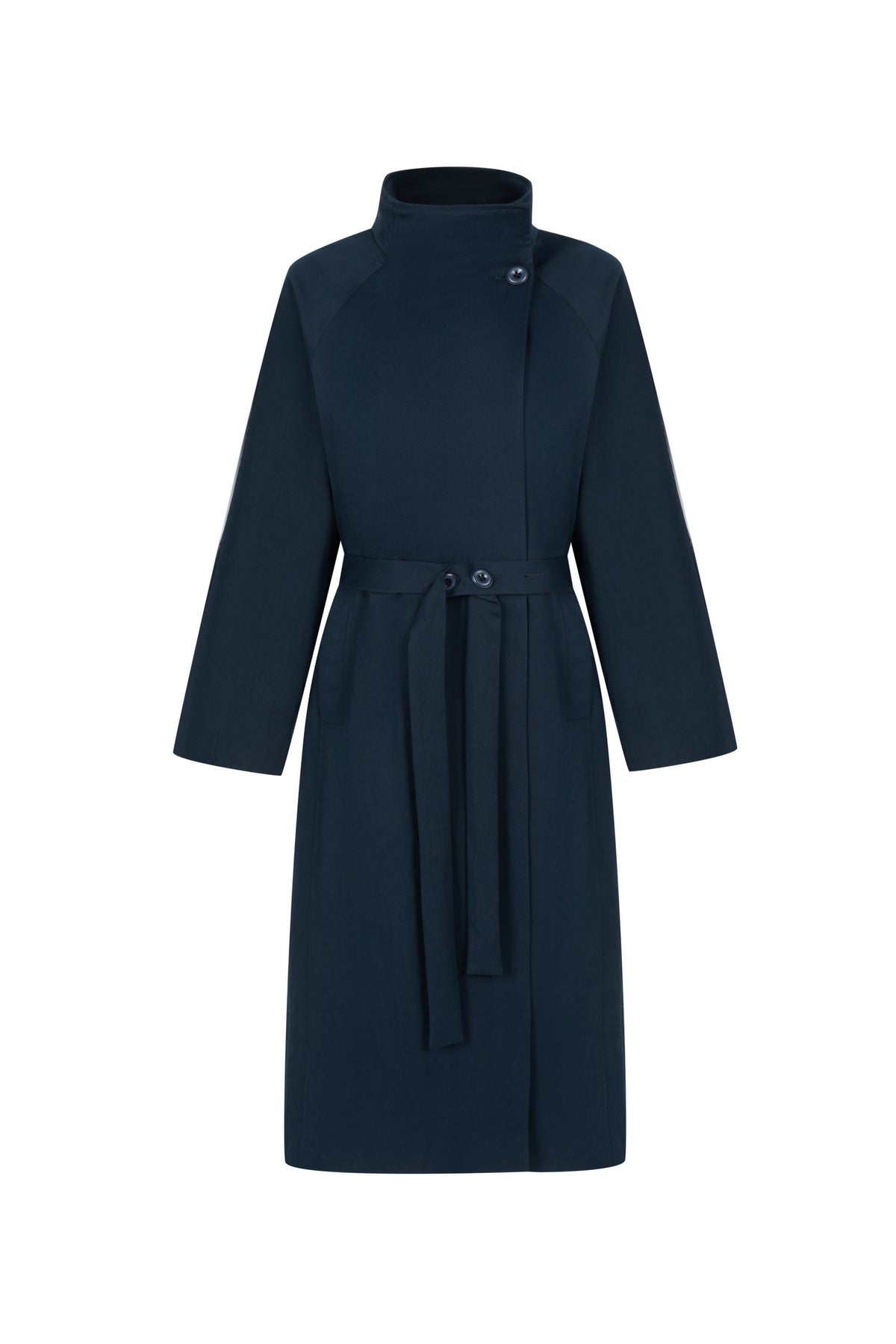 DROP SHOULDER TRENCH COAT